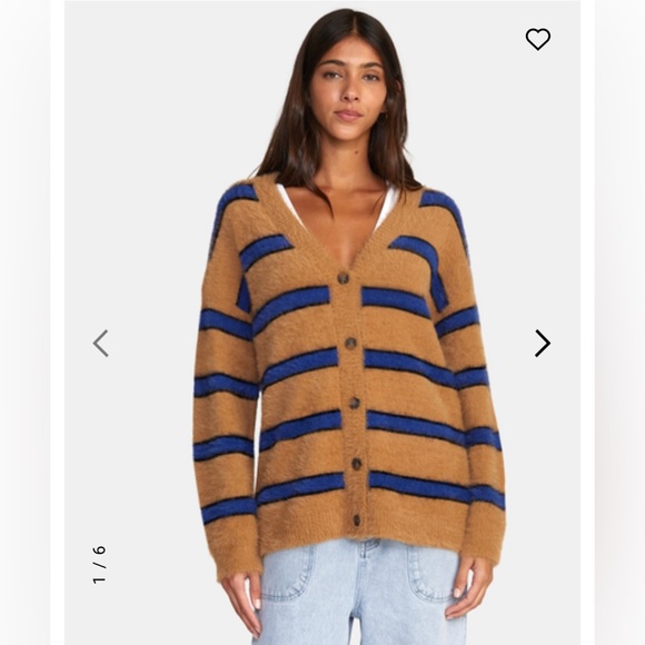 RVCA Cardigan - Picture 1 of 6